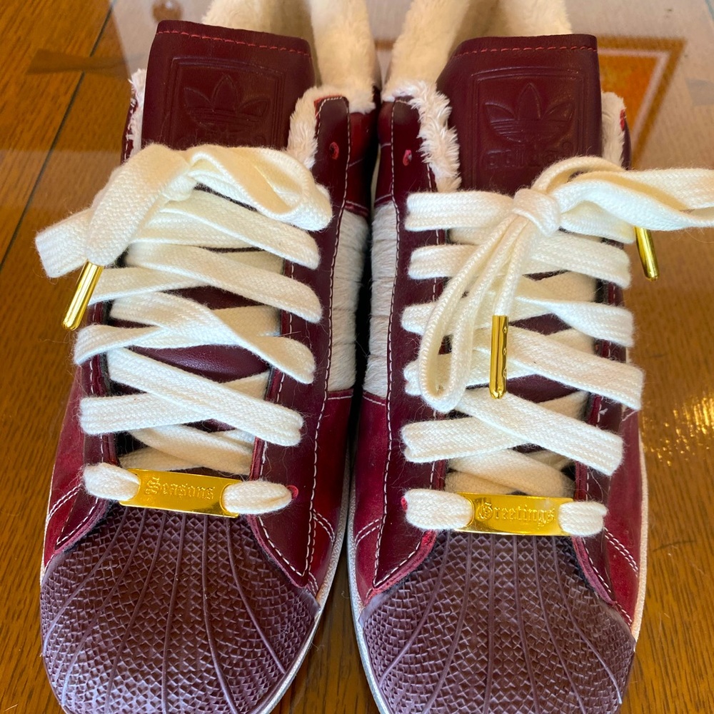 NEW Adidas “Season Greetings” Sneakers. Extremely Rare, Size 11.5.
